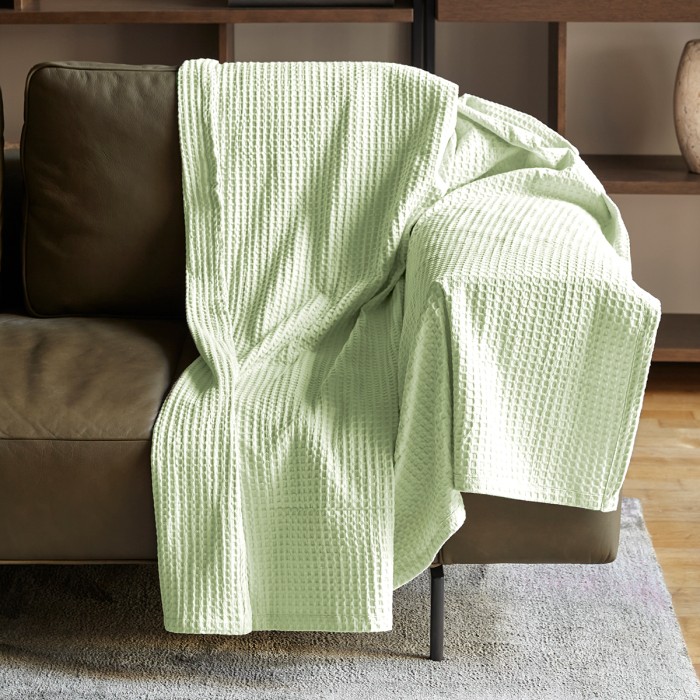 Plaid de algodón Estelia BANUS-Menta